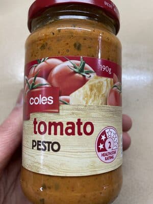 Coles Tomato Pesto Sundried