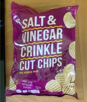 salt & vinegar crinkle cut chips