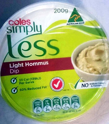 Simply Less - Light Hommus Dip