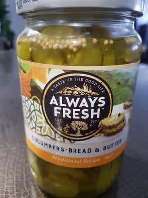 Bread And Butter Cucumbers