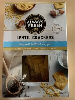 Lentil Crackers