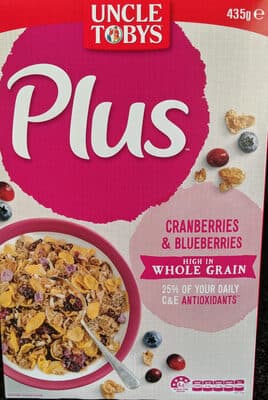 Plus, Cranberries and Blueberries