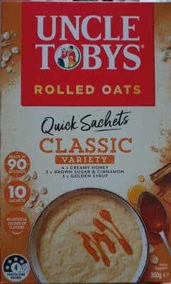Rolled Oats Quick Sachets Classic Variety
