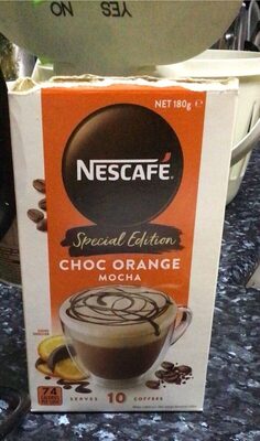 Nescafe choc orange macha