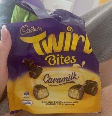 twirl caramilk bites