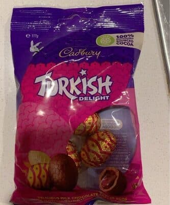 Cadbury Turkish Delight Chocolate Eggs