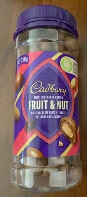 Cadbury Milk Chocolate Coated Fruit & Nut