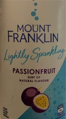 Mount Franklin Lightly Sparkling with a hint of Passionfruit