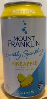 Mount Franklin Lightly Sparkling Pinapple