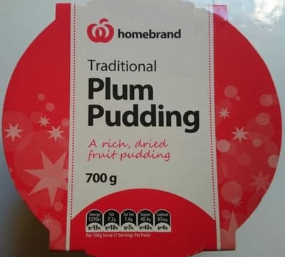 Traditional Plum Pudding