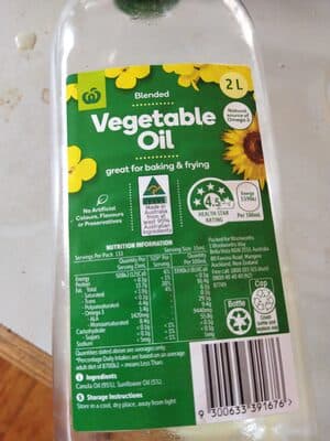 Blended Vegetable Oil