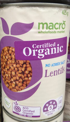 Lentils (No Added Salt)