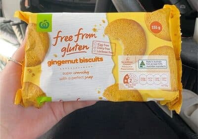 Gluten Free Gingernut Biscuits