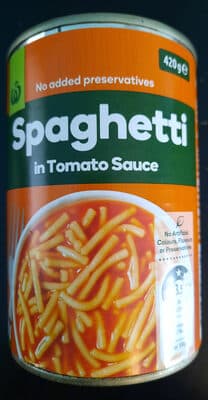 Spaghetti in Tomato Sauce