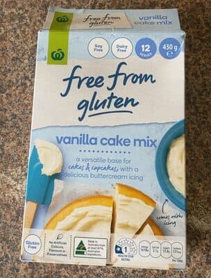 Free From Gluten Vanilla Cake Mix