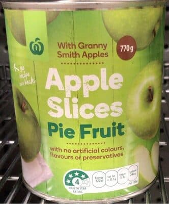 Apple Slices Pie Fruit