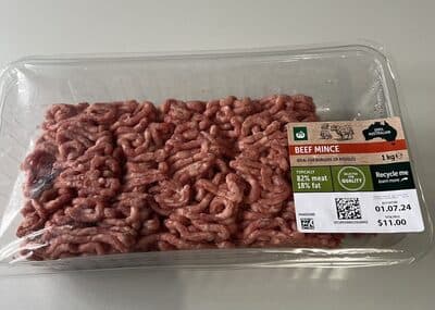 woolworths beef mince