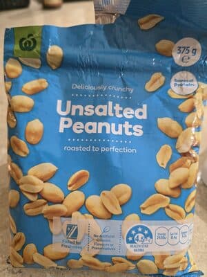 Woolworths Unsalted Peanuts