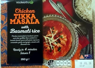 Chicken Tikka Masala with Basmati Rice