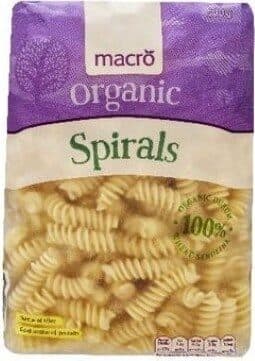 Macro Organic Pasta Spirals