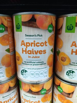 Apricot Halves in Syrup