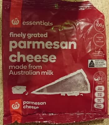 Finely Grated Parmesan Cheese