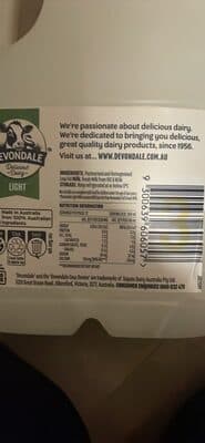 Light Dairy Milk