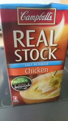 Salt Reduced Chicken Stock