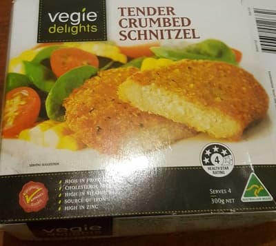 Vegie Delights Tender Crumbed Schnitzel