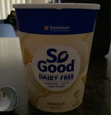 Dairy free Vanilla Bliss