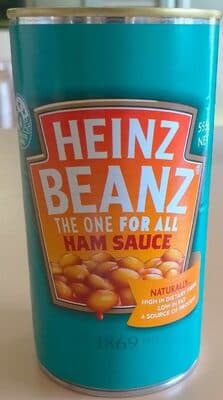 Beans ham sauce
