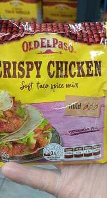 Old El Paso Spice Mix for Soft Tacos Crispy Chicken Mild
