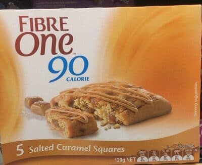 Fibre One 5 Salted Caramel Drizzle Squares