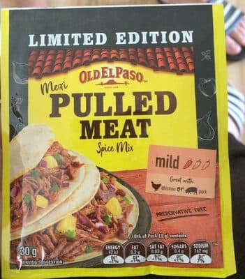 Pulled meat spice mix