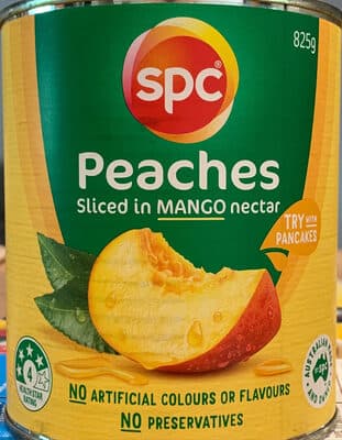 Peaches Sliced in Mango Nectar