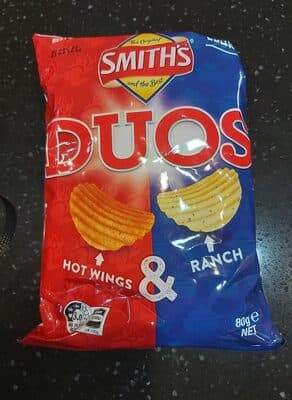 smiths duos hot wings & ranch