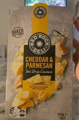 Cheddar And Parmesan Crackers