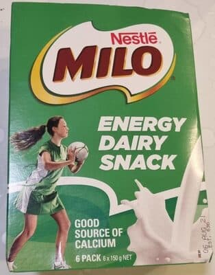 Energy dairy snack