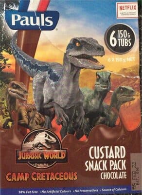 Custard snack pack chocolate