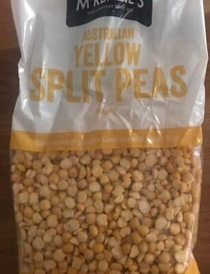 Yellow split peas