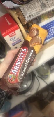 ARNOTT'S, CARAMEL CROWNS