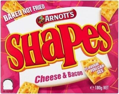 Shapes Cheese & Bacon