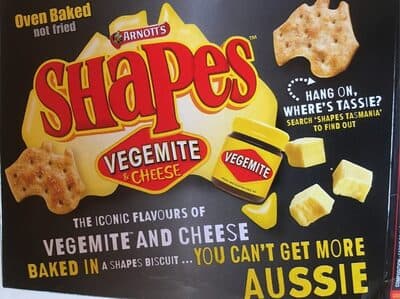 Shapes Vegemite & Cheese