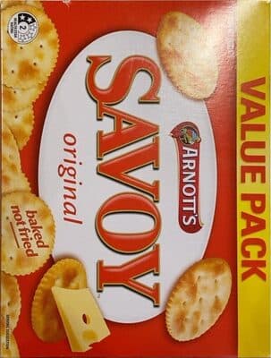 Arnotts Savoy crackers