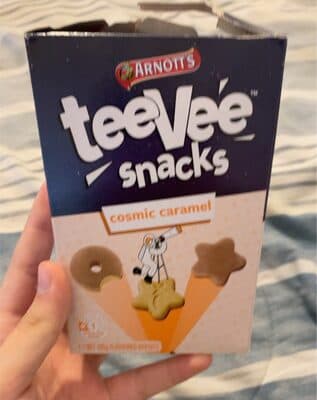 Tee Vee Snacks Cosmic Carmel