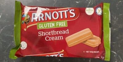Gluten Free Shortbread Cream