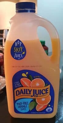 Daily Juice Co Pulp Free Orange Juice