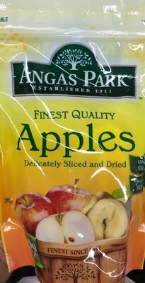 Apples sliced and dried