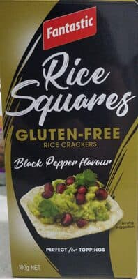 Rice Squares - Black Pepper Flavour