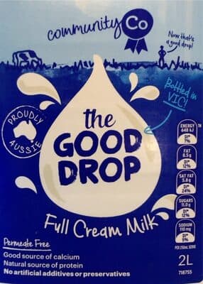 Full cream milk